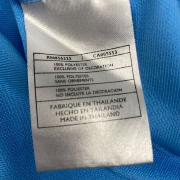 Nike Golf Shirt Mens Sz XL Blue Polo Dri Fit Short Sleeve Lightweight Used - Picture 6 of 15